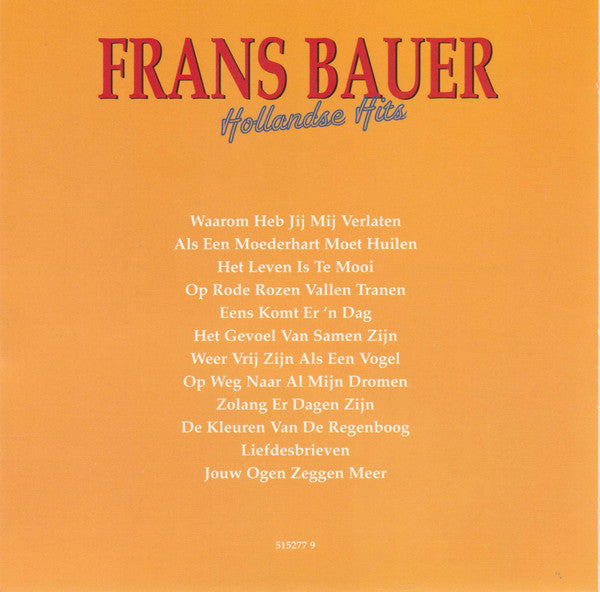 Frans Bauer : Hollandse Hits (CD, Comp)