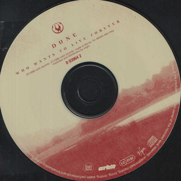 Dune (3) : Who Wants To Live Forever (CD, Single, Car)