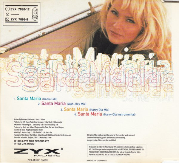 Tatjana : Santa Maria (CD, Maxi)