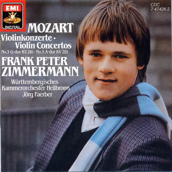 Wolfgang Amadeus Mozart, Frank Peter Zimmermann, Württembergisches Kammerorchester, Jörg Faerber : Violin Concertos (CD, Album)