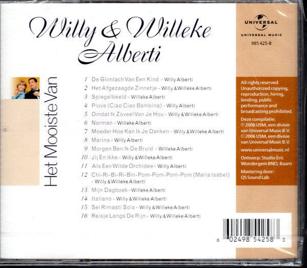 Willy & Willeke Alberti : Het Mooiste Van (CD, Comp)
