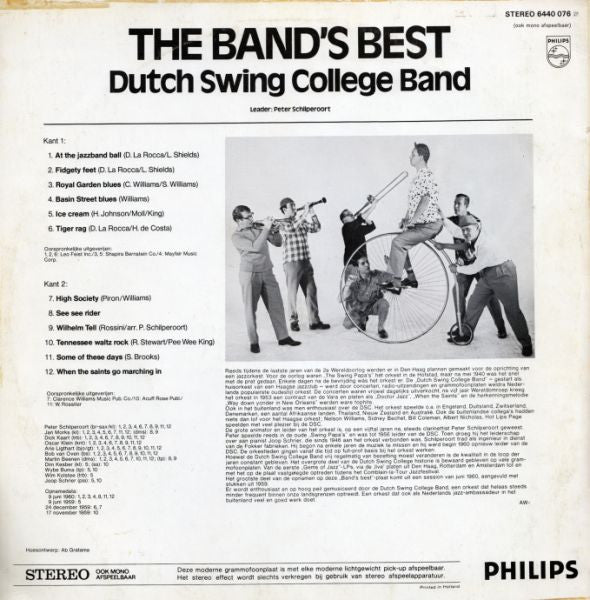The Dutch Swing College Band : The Band's Best (LP, Comp)