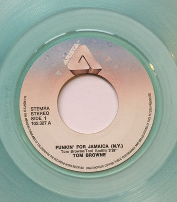 Tom Browne : Funkin' For Jamaica (7", Single, Lig)