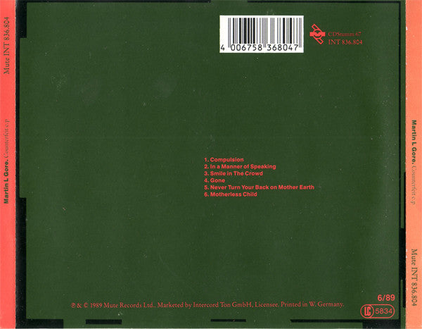 Martin L. Gore : Counterfeit e.p. (CD, EP)