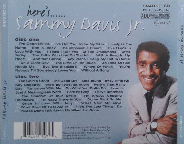 Sammy Davis Jr. : Here's...... Sammy Davis Jr. (2xCD, Comp, RM)
