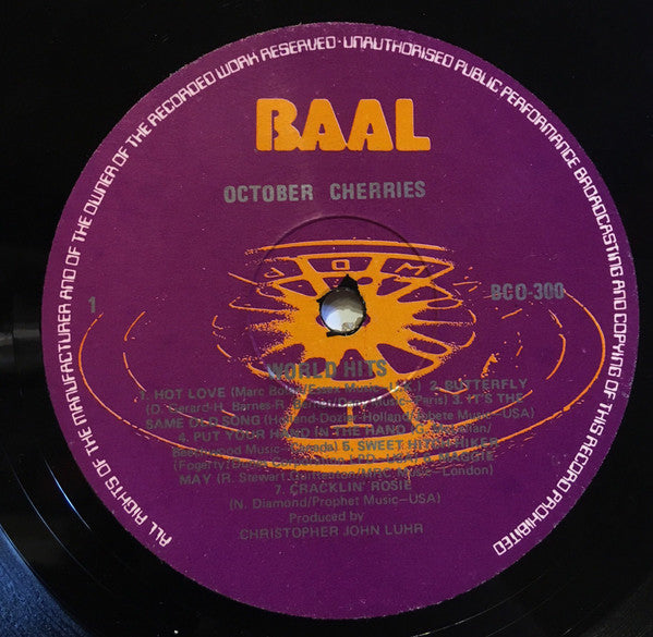 October Cherries : World Hits (LP)