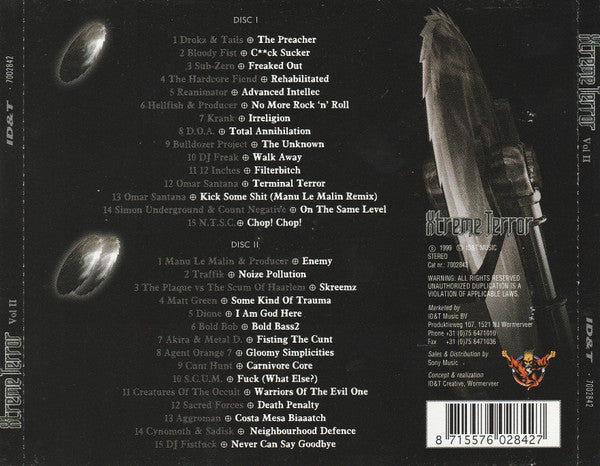 Various : Xtreme Terror Vol II (2xCD, Comp)