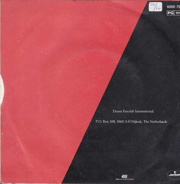 Demis Roussos : Au Nom De L'Amitie (7", Single)