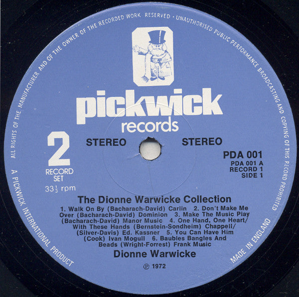 Dionne Warwick : The Dionne Warwicke Collection (2xLP, Comp)