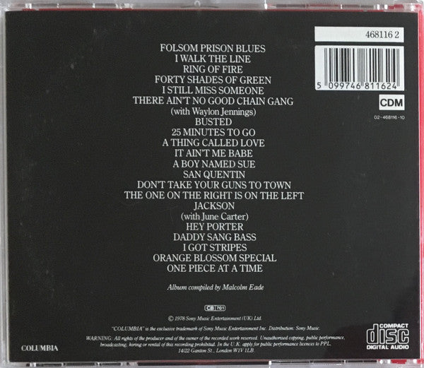 Johnny Cash : Itchy Feet - 20 Foot-Tappin' Greats (CD, Comp, Mono)