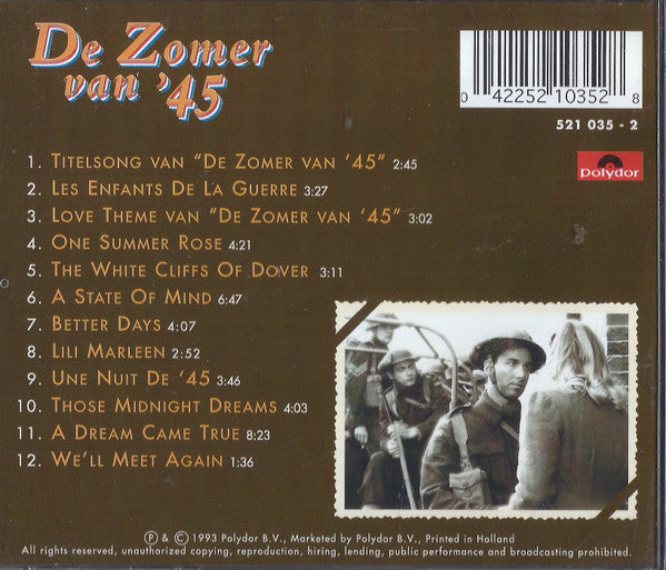 Various : De Zomer Van '45 (Muziek Uit De Gelijknamige Tv Serie) (CD)