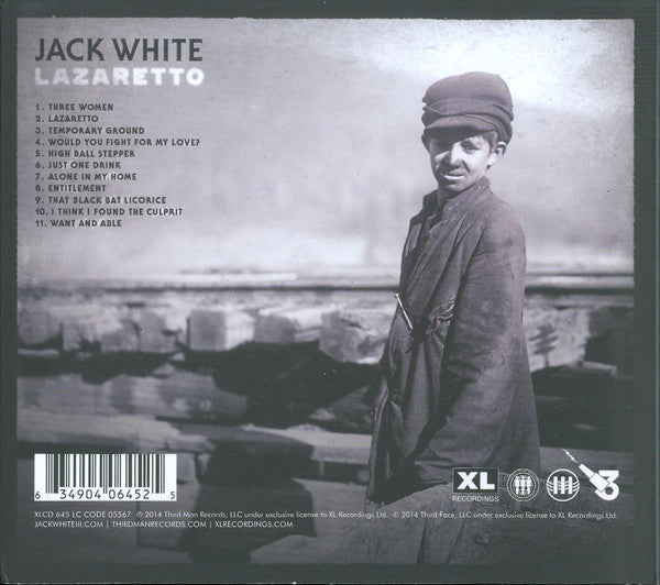 Jack White (2) : Lazaretto (CD, Album, Dig)