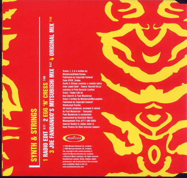 Yomanda : Synth & Strings (CD, Single)