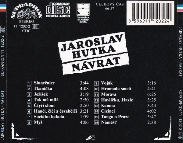 Jaroslav Hutka : Návrat (CD, Album)
