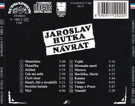 Jaroslav Hutka : Návrat (CD, Album)