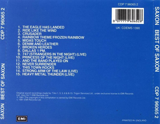 Saxon : Best Of Saxon (CD, Comp)