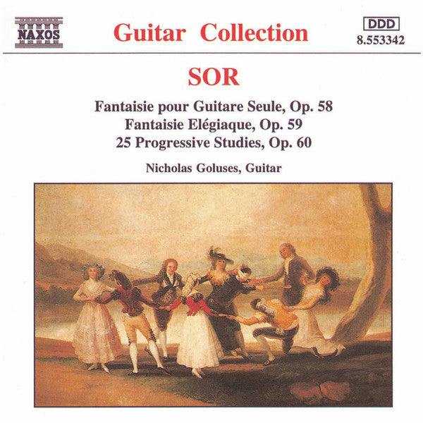 Fernando Sor, Nicholas Goluses : Guitar Music Opp. 58, 59 & 60 (CD, Album)