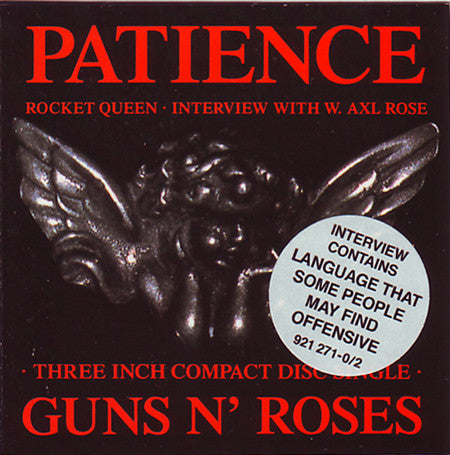 Guns N' Roses : Patience (CD, Mini, Single)