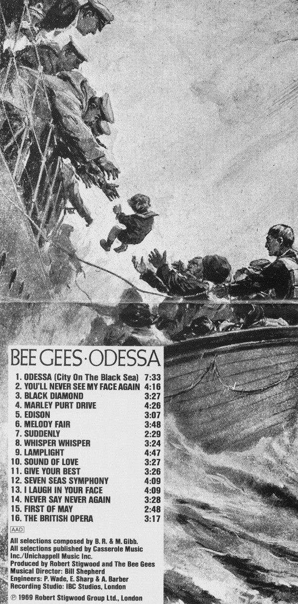 Bee Gees : Odessa (CD, Album, RE, PDO)