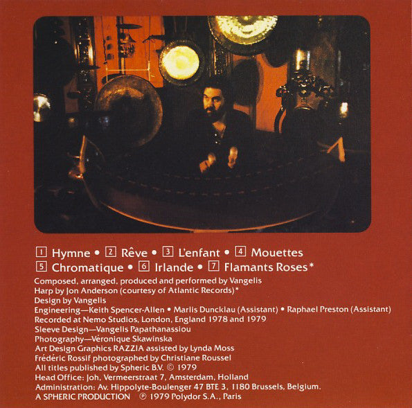 Vangelis : Opera Sauvage (CD, Album, RP)