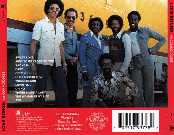 Commodores : Love Songs (CD, Comp)