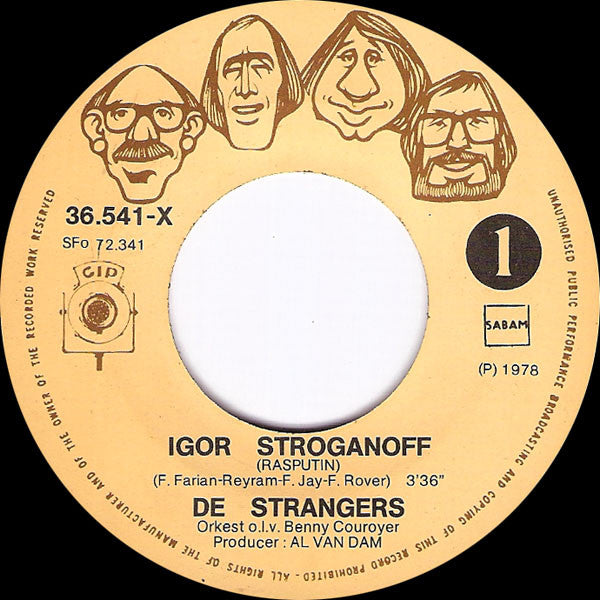 De Strangers : Igor Stroganoff (7", Single)