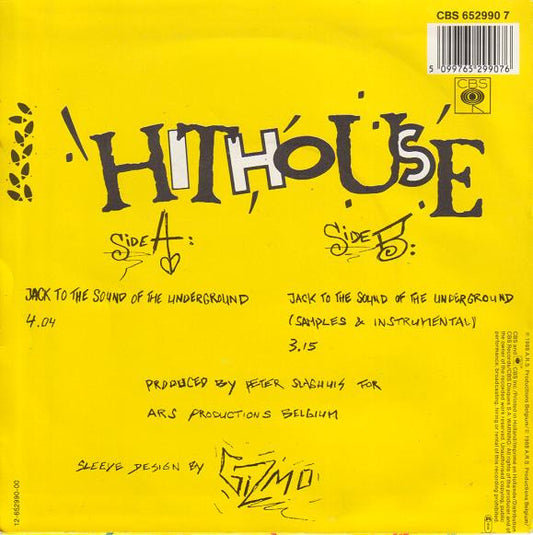 Hithouse : Jack To The Sound Of The Underground (7", Single)