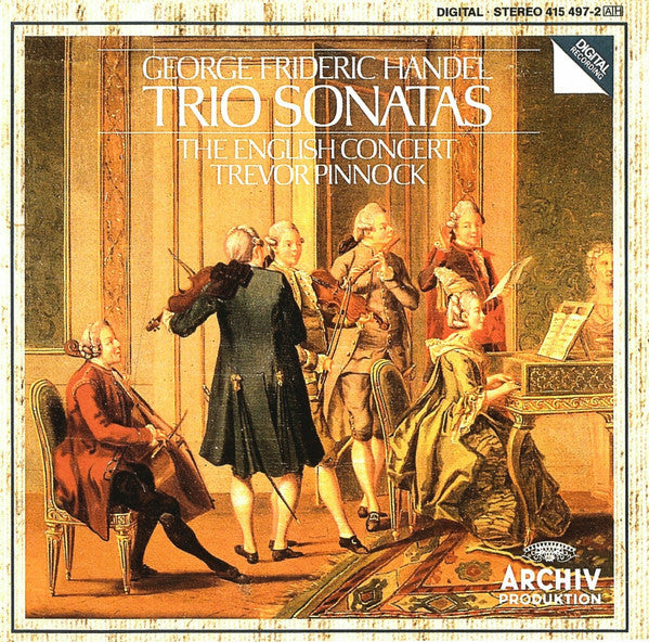Georg Friedrich Händel ‎, The English Concert, Trevor Pinnock : Trio Sonatas (CD)
