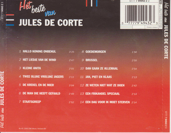 Jules De Corte : Het Beste Van (CD, Comp)