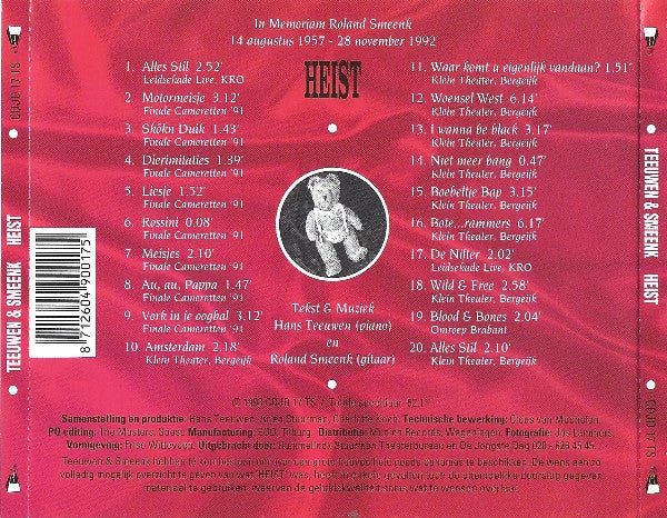 Hans Teeuwen & Roland Smeenk : Heist (CD)