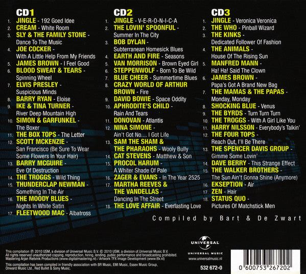 Various : 50 Jaar Radio Veronica The 60's (3xCD, Comp, Dig)