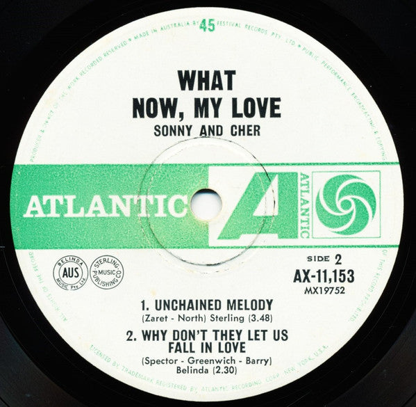 Sonny & Cher : What Now My Love (7", EP)