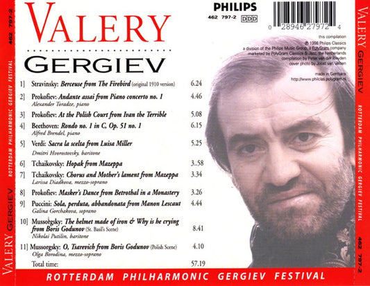 Valery Gergiev : Rotterdam Philharmonic Gergiev Festival (CD, Comp)