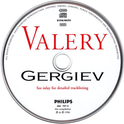 Valery Gergiev : Rotterdam Philharmonic Gergiev Festival (CD, Comp)