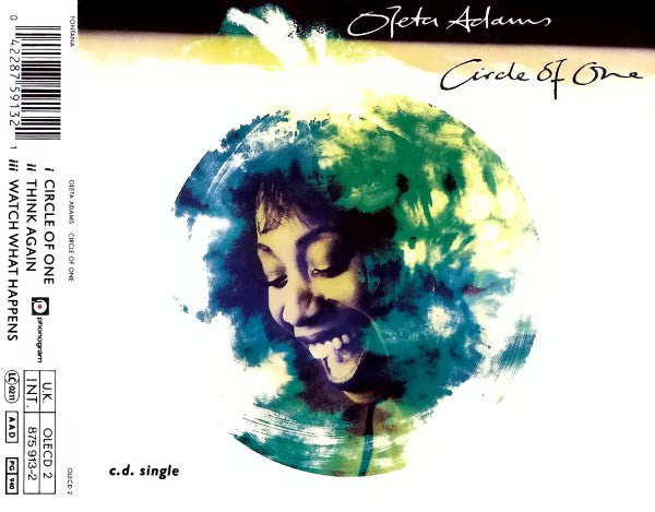 Oleta Adams : Circle Of One (CD, Single, PDO)