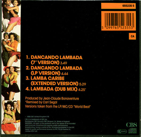 Kaoma : Dancando Lambada (CD, Maxi)