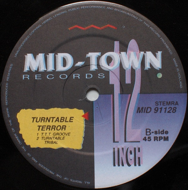 Turntable Terror : King Of Rock (12")