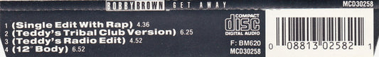 Bobby Brown : Get Away (CD, Single)