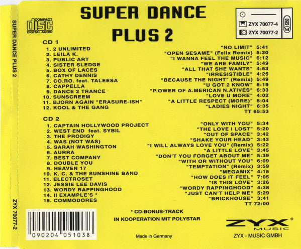 Various : Super Dance Plus 2 (2xCD, Comp)