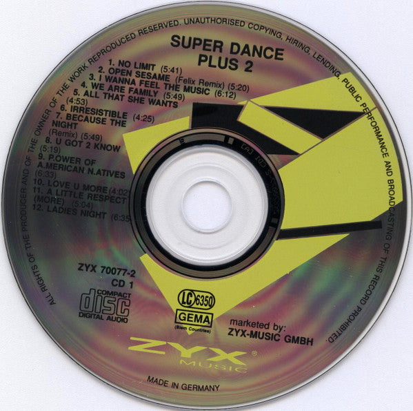 Various : Super Dance Plus 2 (2xCD, Comp)