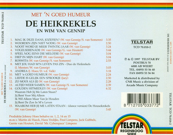 De Heikrekels En Wim van Gennip : Met 'n Goed Humeur (CD)