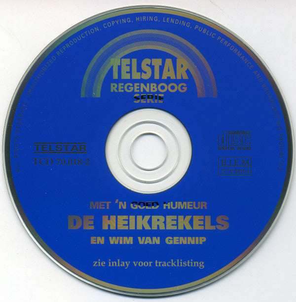 De Heikrekels En Wim van Gennip : Met 'n Goed Humeur (CD)