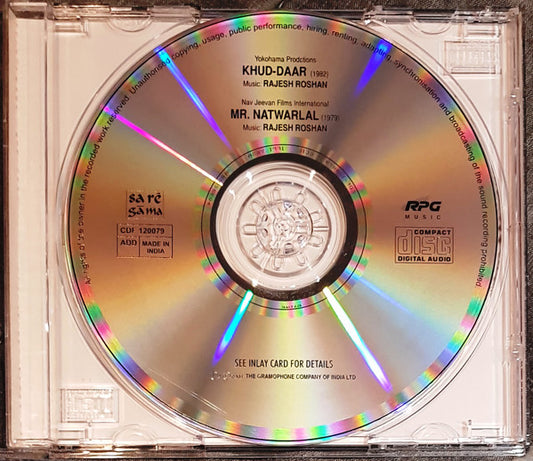 Rajesh Roshan : Khud-Daar / Mr. Natwarlal (CD, Comp)