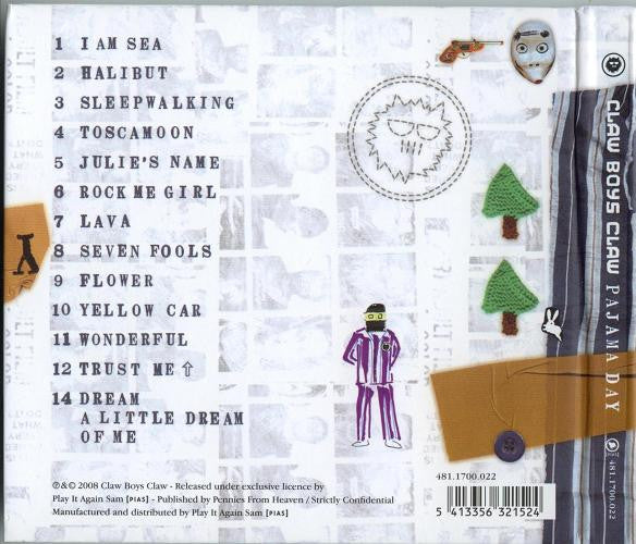 Claw Boys Claw : Pajama Day (CD, Album)
