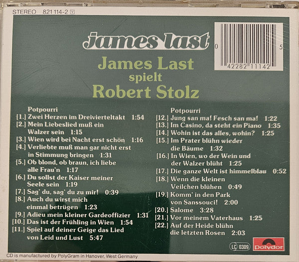 James Last : James Last Spielt Robert Stolz (CD, Album, RE)