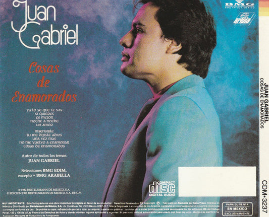 Juan Gabriel : Cosas De Enamorados (CD, Album)