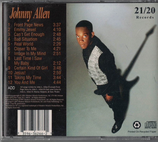 Johnny Allen (16) : Johnny Allen (CD, Album)