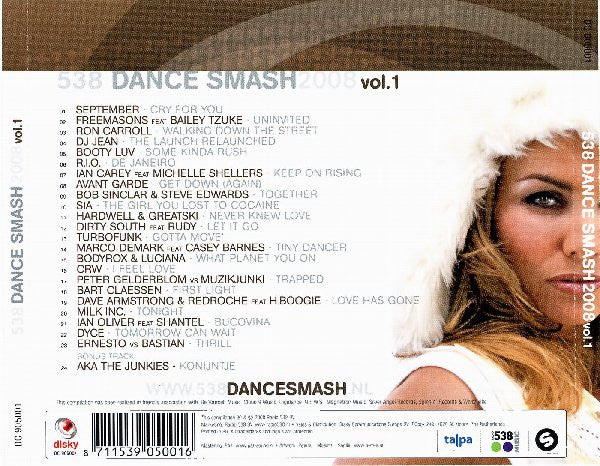 Various : 538 Dance Smash 2008 Vol. 1 (CD, Comp)
