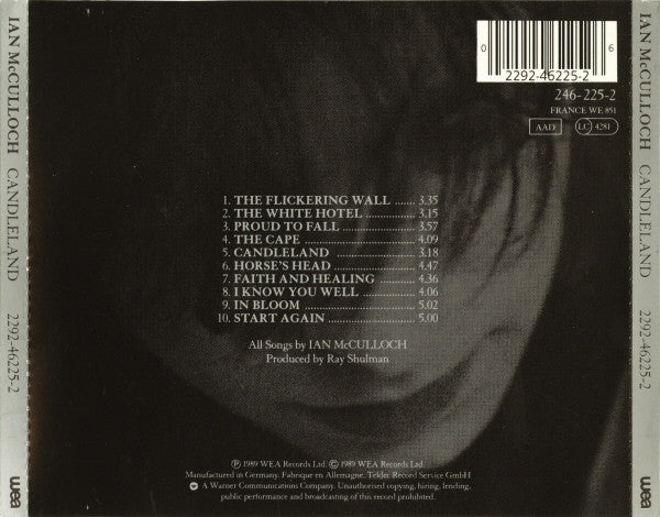 Ian McCulloch : Candleland (CD, Album)