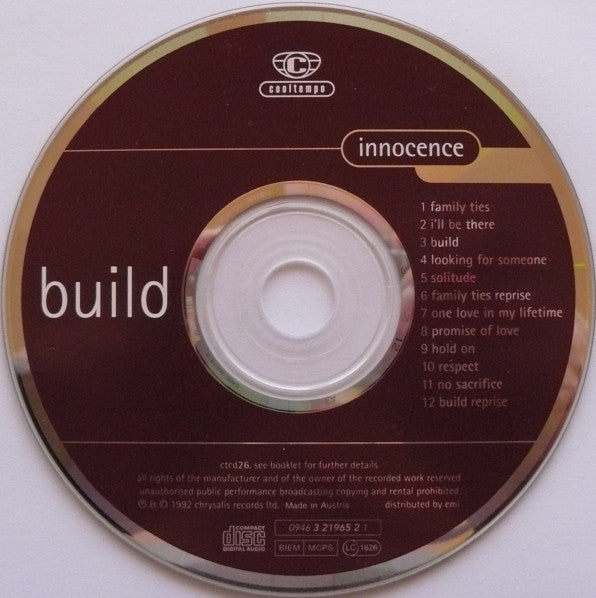 Innocence : Build (CD, Album)